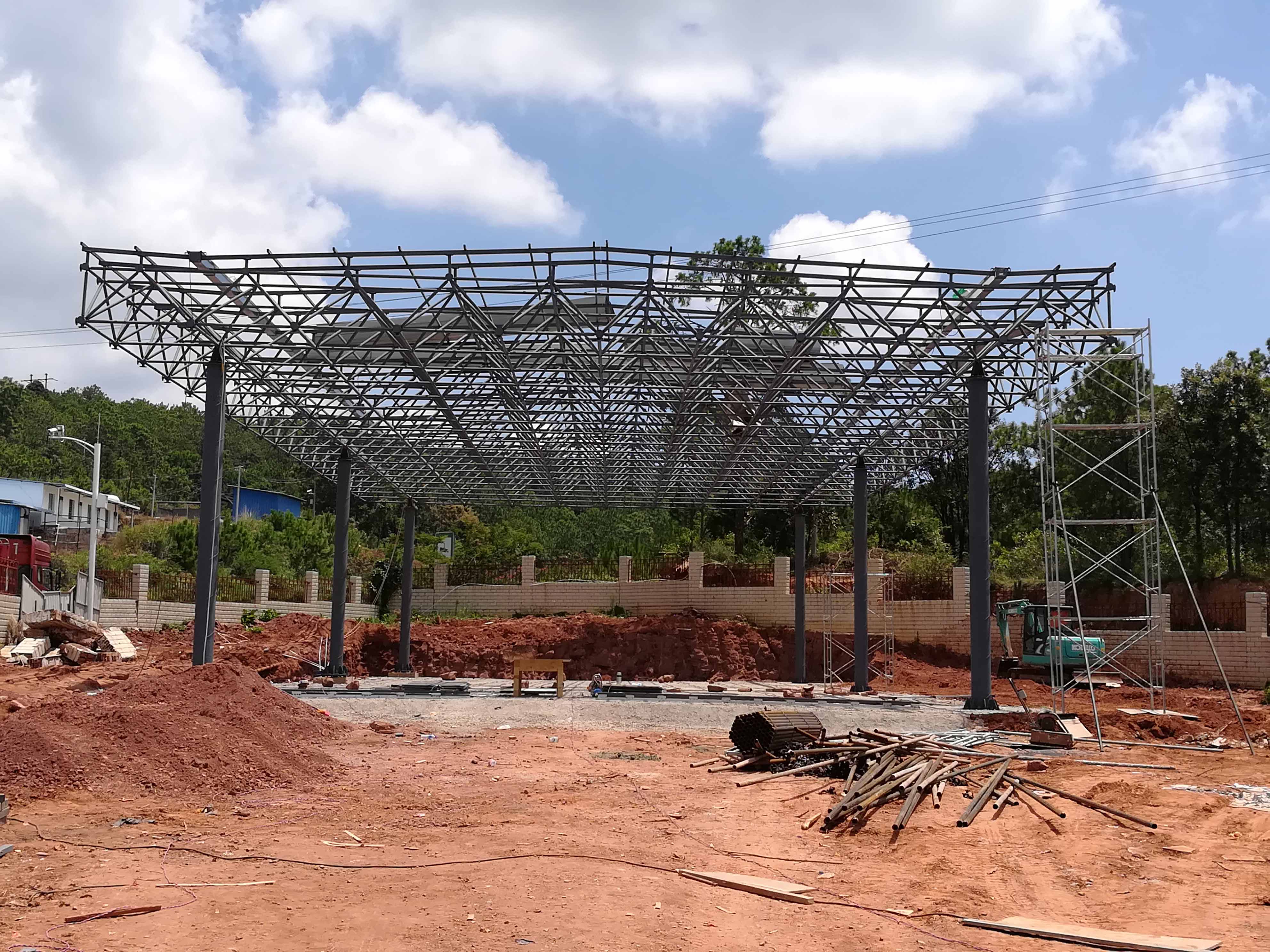 宿迁加油站网架屋面